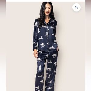 Petite Plume Panthere silk pj’s